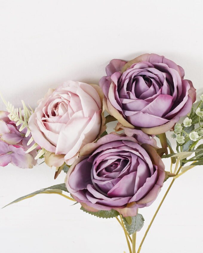 Artificial Flower 23*23*32cm Rose*5 bush GS-68024011-Z2 2024SEP YeahFlower is one of Chinese leading OEM manufacturers and exporters , supplying the silk flowers, wholesale artificial trees