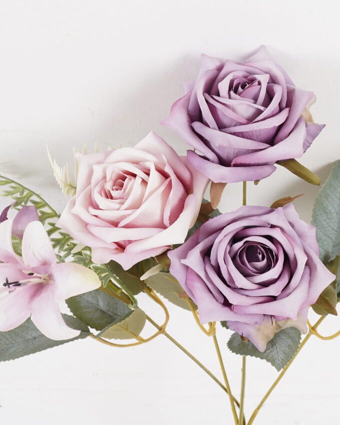 Artificial Flower 24*24*33cm Rose*5 bush GS-68024014-Z2 2024SEP YeahFlower is one of Chinese leading OEM manufacturers and exporters , supplying the silk flowers, wholesale artificial trees