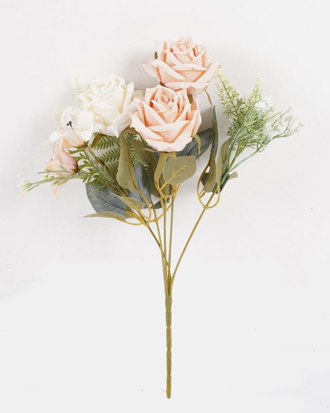 Artificial Flower 24*24*33cm Rose*5 bush GS-68024014 2024SEP YeahFlower is one of Chinese leading OEM manufacturers and exporters , supplying the silk flowers, wholesale artificial trees