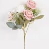 Artificial Flower 24*24*33cm Rose*5 bush GS-68024014 2024SEP YeahFlower is one of Chinese leading OEM manufacturers and exporters , supplying the silk flowers, wholesale artificial trees