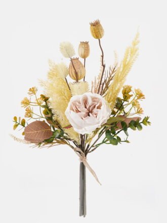 Artificial Flower 22*22*42cm Rose *7 bundle GS-16824043 Bouquet 3,000+ sqm showroom with thousands of artificial flowers, plants & trees ready for global sourcing.