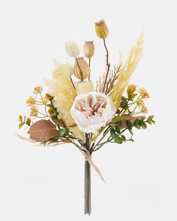 Artificial Flower 22*22*42cm Rose *7 bundle GS-16824043-W2 2024SEP YeahFlower is one of Chinese leading OEM manufacturers and exporters , supplying the silk flowers, wholesale artificial trees