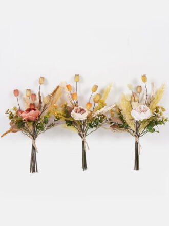 Artificial Flower 18*18*54cm Rose Eucalyptus *5 bundle GS-16824042-O1 Bouquet 3,000+ sqm showroom with thousands of artificial flowers, plants & trees ready for global sourcing.