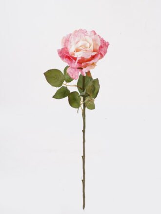 Artificial Flower 14*14*66cm Rose single stem GS-35124004-R1 Single Flowers 3,000+ sqm showroom with thousands of artificial flowers, plants & trees ready for global sourcing.