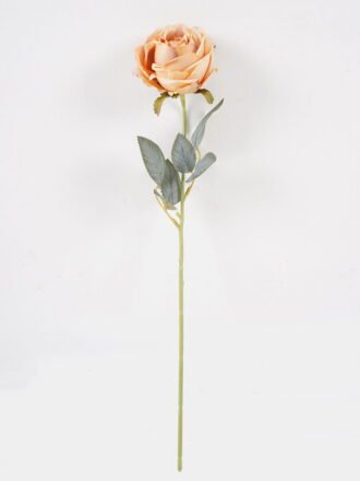 Artificial Flower 12*12*43cm Rose single stem GS-68024003-W3 Single Flowers 3,000+ sqm showroom with thousands of artificial flowers, plants & trees ready for global sourcing.