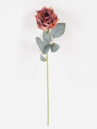 Artificial Flower 9*9*43cm Rose single stem GS-68024007-P1 Single Flowers 3,000+ sqm showroom with thousands of artificial flowers, plants & trees ready for global sourcing.