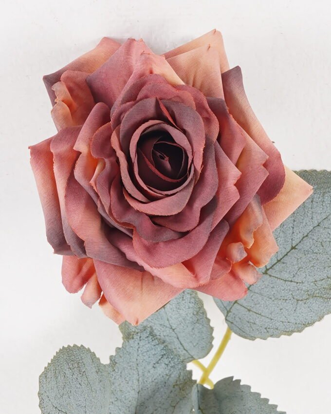 Artificial Flower 9*9*43cm Rose single stem GS-68024007-R3 Single Flowers 3,000+ sqm showroom with thousands of artificial flowers, plants & trees ready for global sourcing.