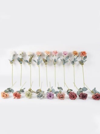 Artificial Flower 9*9*44cm Rose single stem GS-68024006-Z2 Single Flowers 3,000+ sqm showroom with thousands of artificial flowers, plants & trees ready for global sourcing.