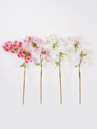 Artificial Flower 13*13*80cm Sakura  single stem GS-35124001-P1 Single Flowers 3,000+ sqm showroom with thousands of artificial flowers, plants & trees ready for global sourcing.