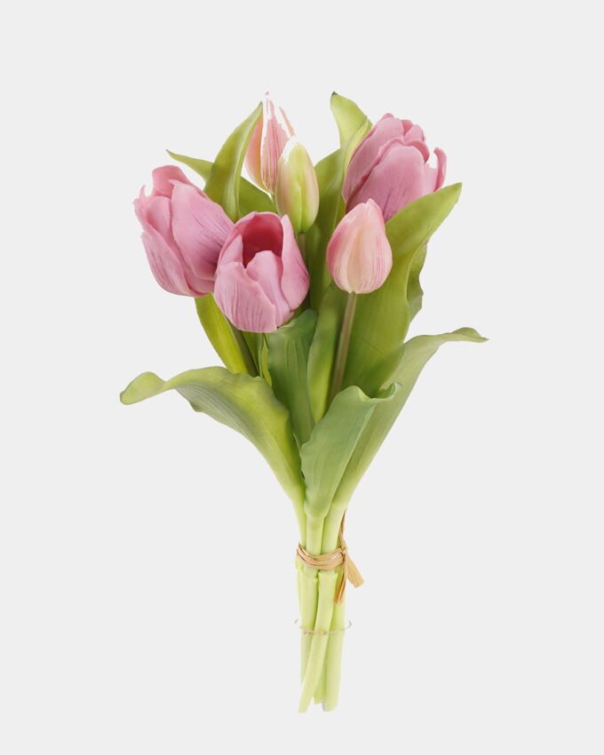 Artificial Flower 17*30cm Tulip Bouquet*7 GS-41520031-Z1 2024Aug YeahFlower is one of Chinese leading OEM manufacturers and exporters , supplying the silk flowers, wholesale artificial trees