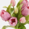 Artificial Flower 17*30cm Tulip Bouquet*7 GS-41520031-Z1 2024Aug YeahFlower is one of Chinese leading OEM manufacturers and exporters , supplying the silk flowers, wholesale artificial trees