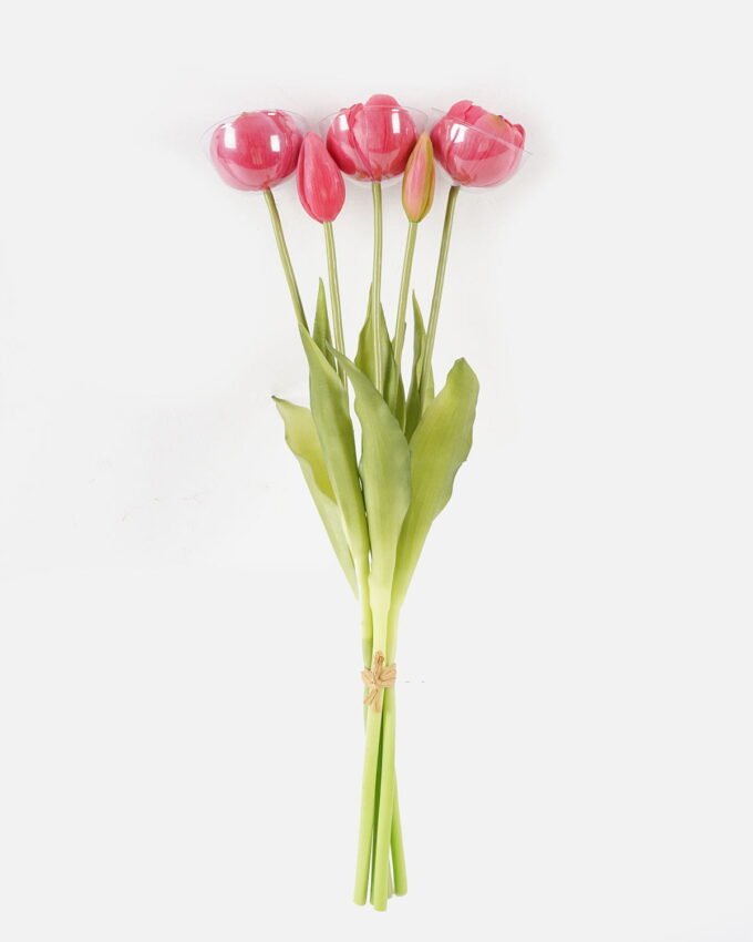 Artificial Flower 18*43CM Tulip bouquet*5 GS-41521015-P2-REV 2024Aug YeahFlower is one of Chinese leading OEM manufacturers and exporters , supplying the silk flowers, wholesale artificial trees