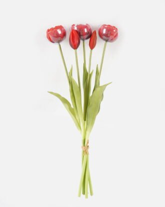 Artificial Flower 18*43CM Tulip bouquet*5 GS-41521015-R1-REV 2024SEP YeahFlower is one of Chinese leading OEM manufacturers and exporters , supplying the silk flowers, wholesale artificial trees