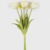 Artificial Flower 18*43CM Tulip bouquet*5 GS-41521015-W1-REV Bouquet 3,000+ sqm showroom with thousands of artificial flowers, plants & trees ready for global sourcing.