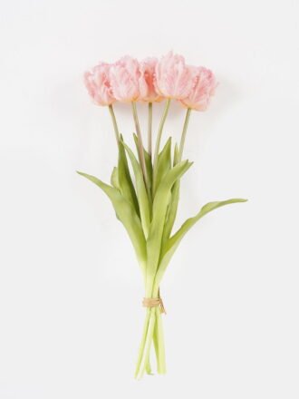 Artificial Flower 25*25*40cm Tulip bouquet *5 bundle GS-41524005 Bouquet 3,000+ sqm showroom with thousands of artificial flowers, plants & trees ready for global sourcing.