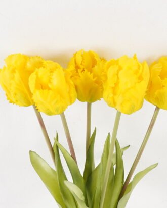 Artificial Flower 25*25*40cm Tulip bouquet *5 bundle GS-41524005-Y1 2024SEP YeahFlower is one of Chinese leading OEM manufacturers and exporters , supplying the silk flowers, wholesale artificial trees