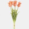 Artificial Flower 25*25*45cm  Tulip bouquet *5 bundle GS-41524006-P2 2024SEP YeahFlower is one of Chinese leading OEM manufacturers and exporters , supplying the silk flowers, wholesale artificial trees