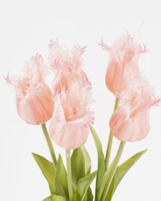 Artificial Flower 25*25*45cm  Tulip bouquet *5 bundle GS-41524006 2024SEP YeahFlower is one of Chinese leading OEM manufacturers and exporters , supplying the silk flowers, wholesale artificial trees