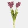 Artificial Flower 25*25*45cm  Tulip bouquet *5 bundle GS-41524006 2024SEP YeahFlower is one of Chinese leading OEM manufacturers and exporters , supplying the silk flowers, wholesale artificial trees