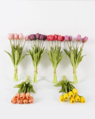 Artificial Flower 25*25*39cm  Tulip bouquet *7 bundle GS-41524004 2024SEP YeahFlower is one of Chinese leading OEM manufacturers and exporters , supplying the silk flowers, wholesale artificial trees