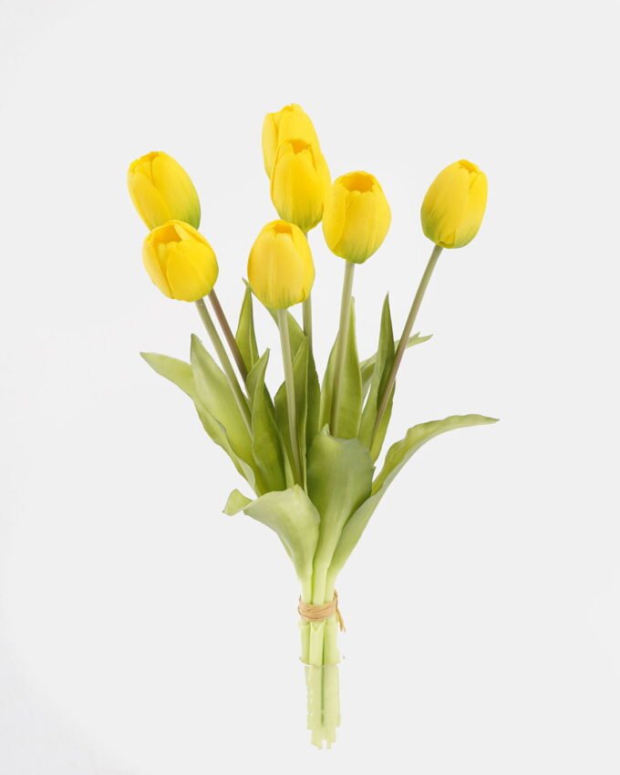 Artificial Flower 25*25*39cm  Tulip bouquet *7 bundle GS-41524004 2024SEP YeahFlower is one of Chinese leading OEM manufacturers and exporters , supplying the silk flowers, wholesale artificial trees