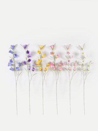 Artificial Flower 16*16*77cm Platycodon grandiflorus  Single stem GS-73324037KC Single Flowers 3,000+ sqm showroom with thousands of artificial flowers, plants & trees ready for global sourcing.
