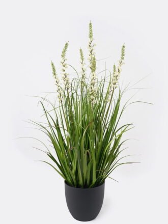 Artificial Grass 45*45*85 CM  Grass with feathers in pot GS-61922066-H3 Grass&PLANT 3,000+ sqm showroom with thousands of artificial flowers, plants & trees ready for global sourcing.