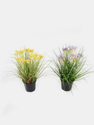 Artificial Grass 75*75*130cm Ophiuros *7 in PP pot GS-29423029R-G1 2024Oct YeahFlower is one of Chinese leading OEM manufacturers and exporters , supplying the silk flowers, wholesale artificial trees