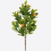 Artificial Plant 40*40*90cm Orange  single stem GS-69424015 2024SEP YeahFlower is one of Chinese leading OEM manufacturers and exporters , supplying the silk flowers, wholesale artificial trees