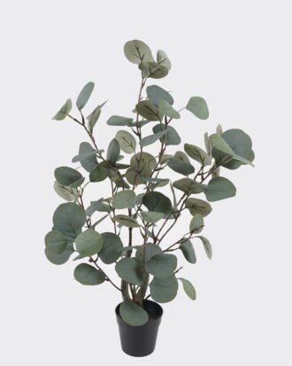 Artificial Tree 30*30*60cm  Eucalyptus tree in pp pot GS-30424051 2024SEP YeahFlower is one of Chinese leading OEM manufacturers and exporters , supplying the silk flowers, wholesale artificial trees