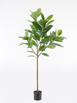Artificial Tree 60*60*130cm Ficus elastica  in PP pot/46 Lvs GS-67724001KD Tree&Plant 3,000+ sqm showroom with thousands of artificial flowers, plants & trees ready for global sourcing.