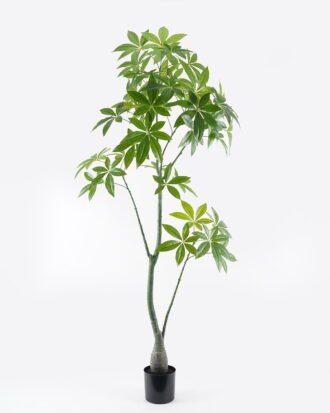 Artificial Tree 90*90*180cm Pachira macrocarpa in PP pot/283 Lvs GS-67724012KD 2024Aug YeahFlower is one of Chinese leading OEM manufacturers and exporters , supplying the silk flowers, wholesale artificial trees
