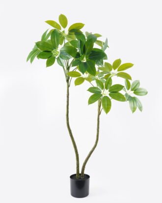 Artificial Tree  65*65*120cm Scheffera tree *2 in PP pot/103 Lvs GS-67724015KD 2024Aug YeahFlower is one of Chinese leading OEM manufacturers and exporters , supplying the silk flowers, wholesale artificial trees