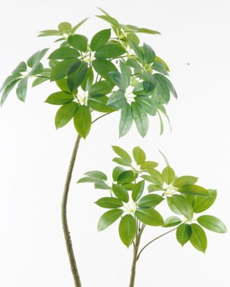 Artificial Tree 95*65*160cm Scheffera tree *2 in PP pot GS-67723012KD 2024Aug YeahFlower is one of Chinese leading OEM manufacturers and exporters , supplying the silk flowers, wholesale artificial trees