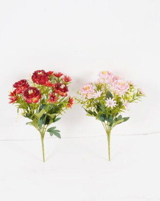 Artificial Flower 20*20*32cm Cedar & mum *7 bush GS-74224006 2024Oct YeahFlower is one of Chinese leading OEM manufacturers and exporters , supplying the silk flowers, wholesale artificial trees