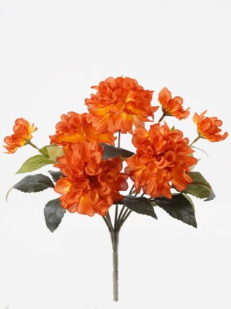 Artificial Flower 30*30*47cm Dahlia&Chrysanthemum *9 bush GS-52824005 Flowers Bush 3,000+ sqm showroom with thousands of artificial flowers, plants & trees ready for global sourcing.