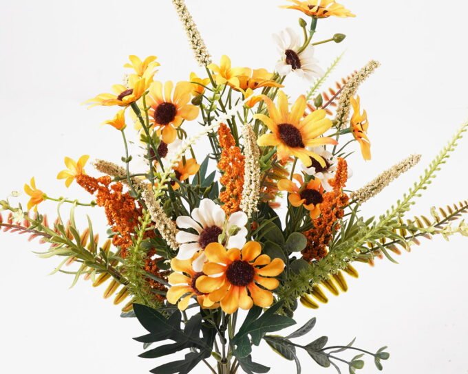 Artificial Flower 26*26*41cm Chrysanthemum *9 bush GS-52824016-Y1 Flowers Bush YeahFlower is one of Chinese leading OEM manufacturers and exporters , supplying the silk flowers, wholesale artificial trees