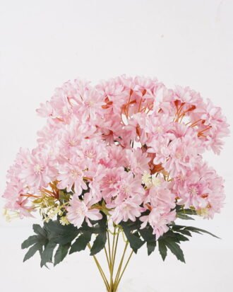 Artificial Flower 33*33*48cm Chrysanthemum *9 bush GS-62424001-P1 2024Oct YeahFlower is one of Chinese leading OEM manufacturers and exporters , supplying the silk flowers, wholesale artificial trees