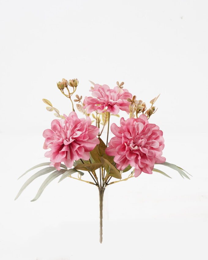Artificial Flower 23*23*30cm Dahlia *6 bush GS-52824009 Flowers Bush YeahFlower is one of Chinese leading OEM manufacturers and exporters , supplying the silk flowers, wholesale artificial trees