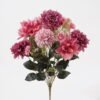 Artificial Flower 23*23*39cm Dahlia *7 bush GS-52824019 Flowers Bush YeahFlower is one of Chinese leading OEM manufacturers and exporters , supplying the silk flowers, wholesale artificial trees