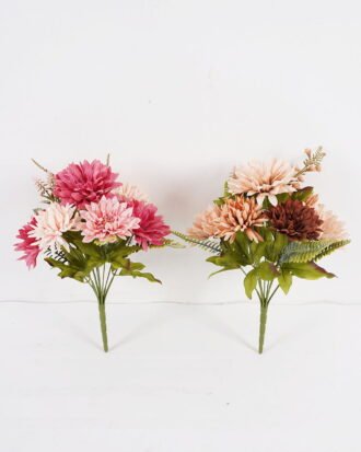 Artificial Flower 30*30*42cm Dahlia *9 bush GS-61524028 2024Oct YeahFlower is one of Chinese leading OEM manufacturers and exporters , supplying the silk flowers, wholesale artificial trees