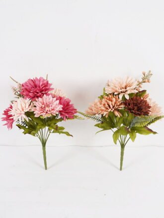 Artificial Flower 30*30*46cm Chrysanthemum *18 bush GS-61524037 Flowers Bush 3,000+ sqm showroom with thousands of artificial flowers, plants & trees ready for global sourcing.