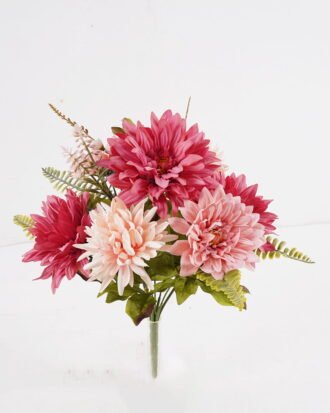 Artificial Flower 30*30*42cm Dahlia *9 bush GS-61524028 2024Oct YeahFlower is one of Chinese leading OEM manufacturers and exporters , supplying the silk flowers, wholesale artificial trees