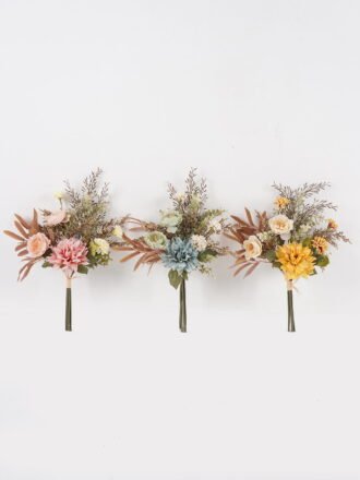 Artificial Flower 25*25*41cm Dahlia&Equinox flower *4 bundle GS-52824018 Bouquet 3,000+ sqm showroom with thousands of artificial flowers, plants & trees ready for global sourcing.