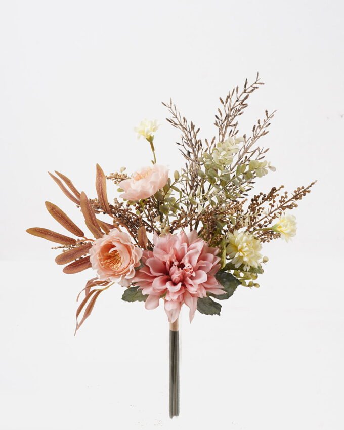 Artificial Flower 31*31*47cm Dahlia&Camellia *5 bundle GS-52824028 2024Oct YeahFlower is one of Chinese leading OEM manufacturers and exporters , supplying the silk flowers, wholesale artificial trees