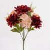 Artificial Flower 32*32*42cm Dahlia&Hydrangea *9 bush GS-61524015 Flowers Bush YeahFlower is one of Chinese leading OEM manufacturers and exporters , supplying the silk flowers, wholesale artificial trees