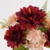 Artificial Flower 32*32*42cm Dahlia&Hydrangea *9 bush GS-61524015 Flowers Bush YeahFlower is one of Chinese leading OEM manufacturers and exporters , supplying the silk flowers, wholesale artificial trees