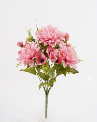 Artificial Flower 32*32*42cm Dahlia&Sakura *9 bush GS-61524016 2024Oct YeahFlower is one of Chinese leading OEM manufacturers and exporters , supplying the silk flowers, wholesale artificial trees