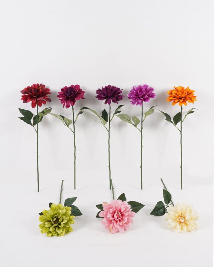 Artificial Flower 22*22*45cm Dahlia single stem GS-61524006 2024Oct YeahFlower is one of Chinese leading OEM manufacturers and exporters , supplying the silk flowers, wholesale artificial trees