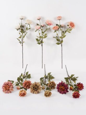 Artificial Flower 22*22*27cm Peony&Hydrangea *7 bundle GS-61524033 Single Flowers 3,000+ sqm showroom with thousands of artificial flowers, plants & trees ready for global sourcing.